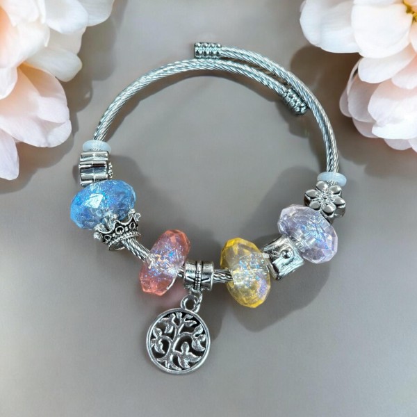 Life Tree Silver Bracelet - Τύπου Pandora