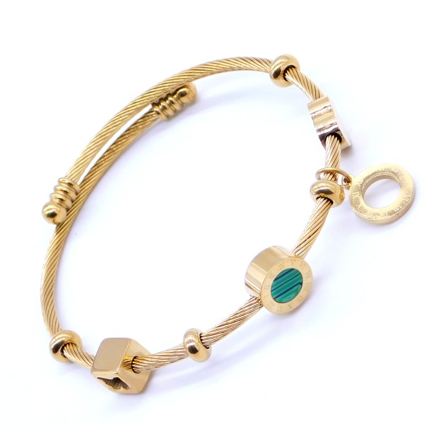 Luxurious Gold Bracelet - Τύπου Pandora