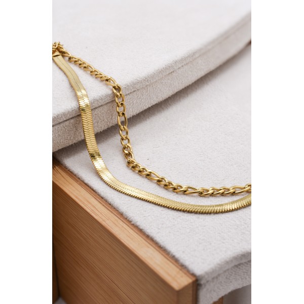 Twister Gold Bracelet