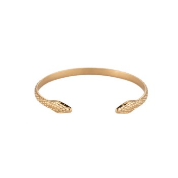 Whirling Snake Gold Bracelet