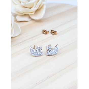 Swan Lake White Earrings