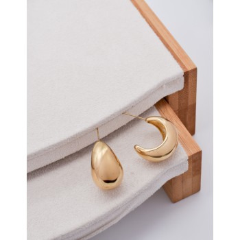 Tik Tok Gold Earrings